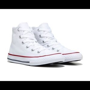 white converse high tops.